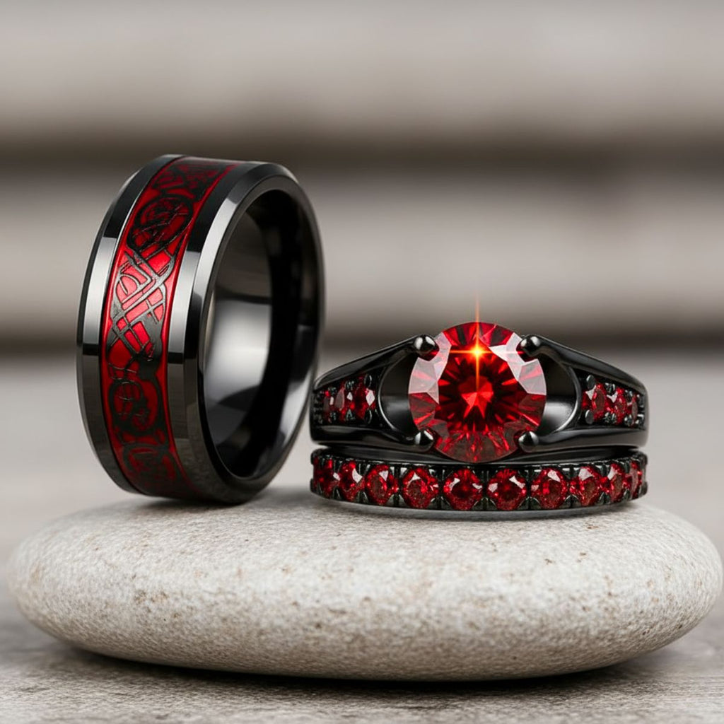 Red Beauty Rings