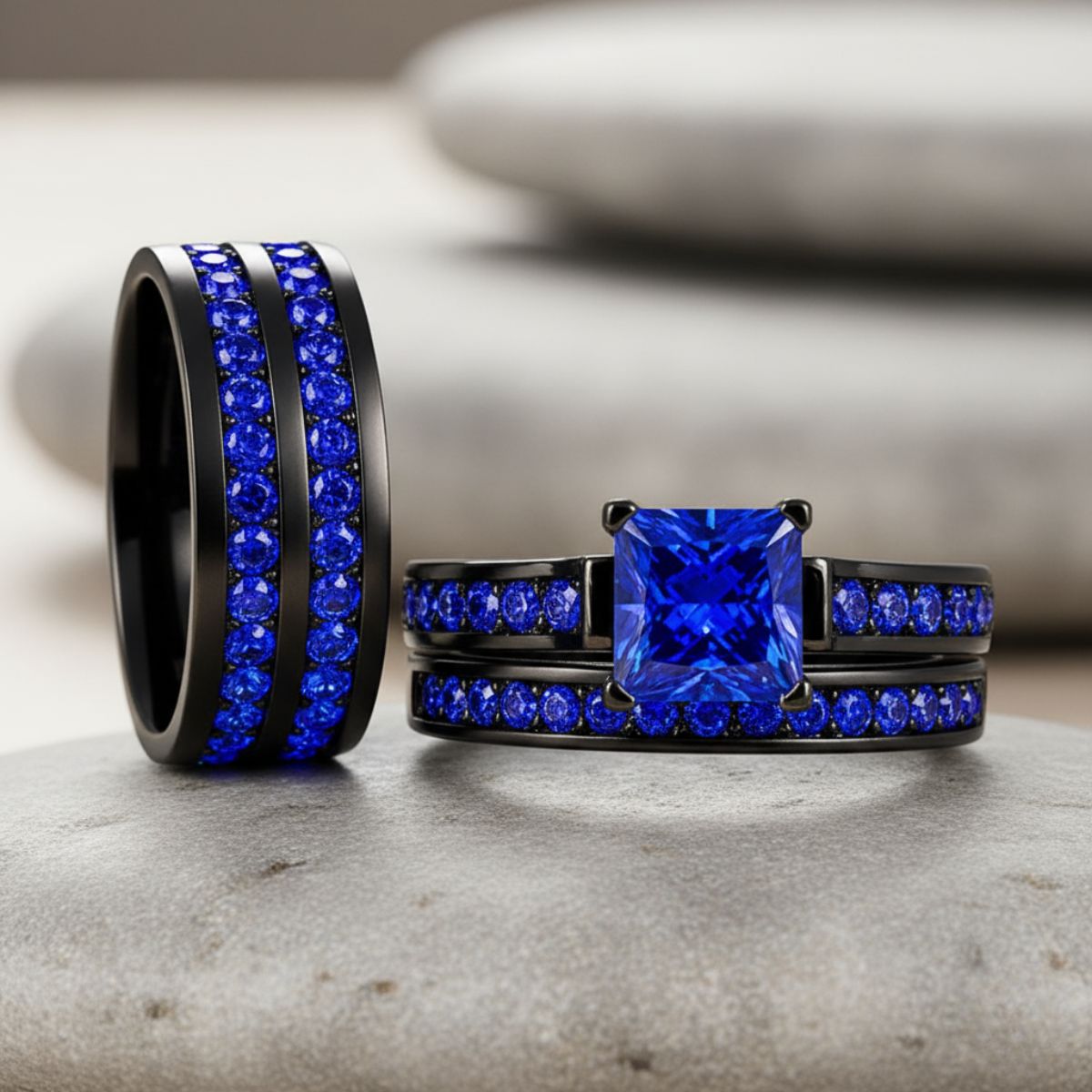 Blue Inspiration Rings