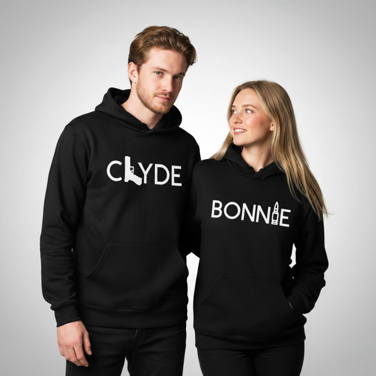 Bonnie & Clyde Hoodies