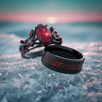 Red Heart Rings