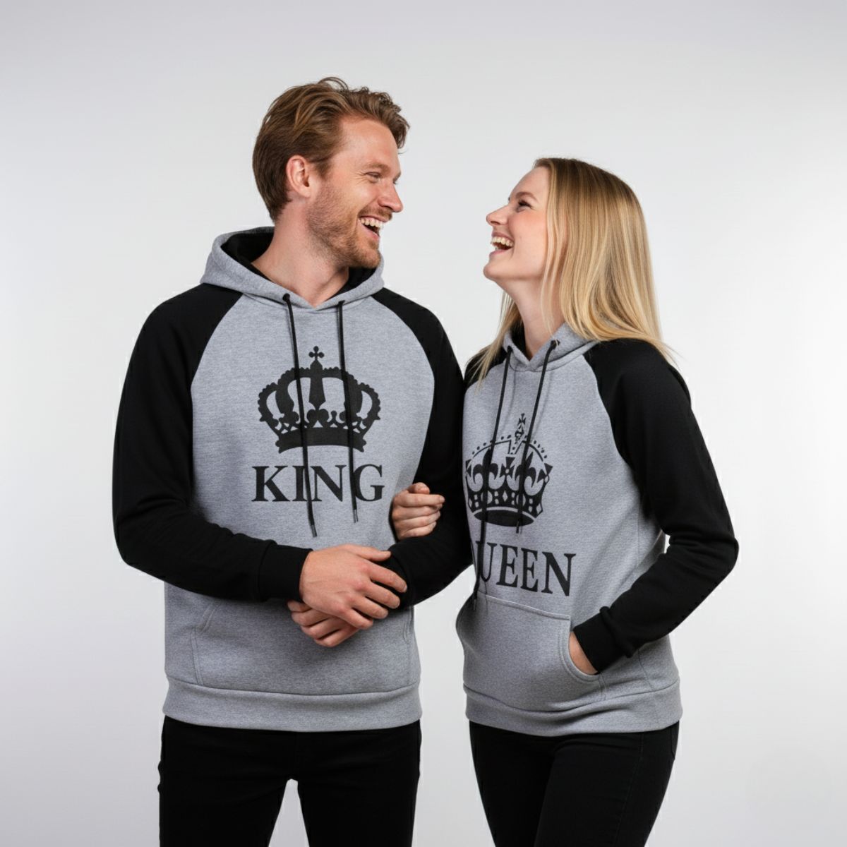 Heather King & Queen Hoodies