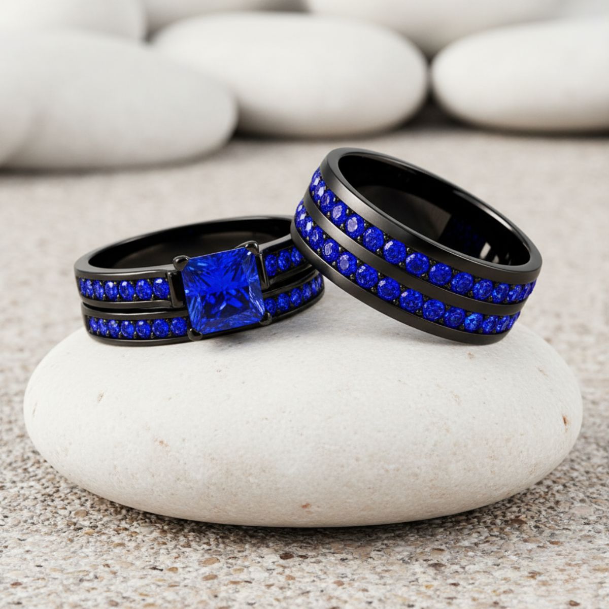 Blue Inspiration Rings