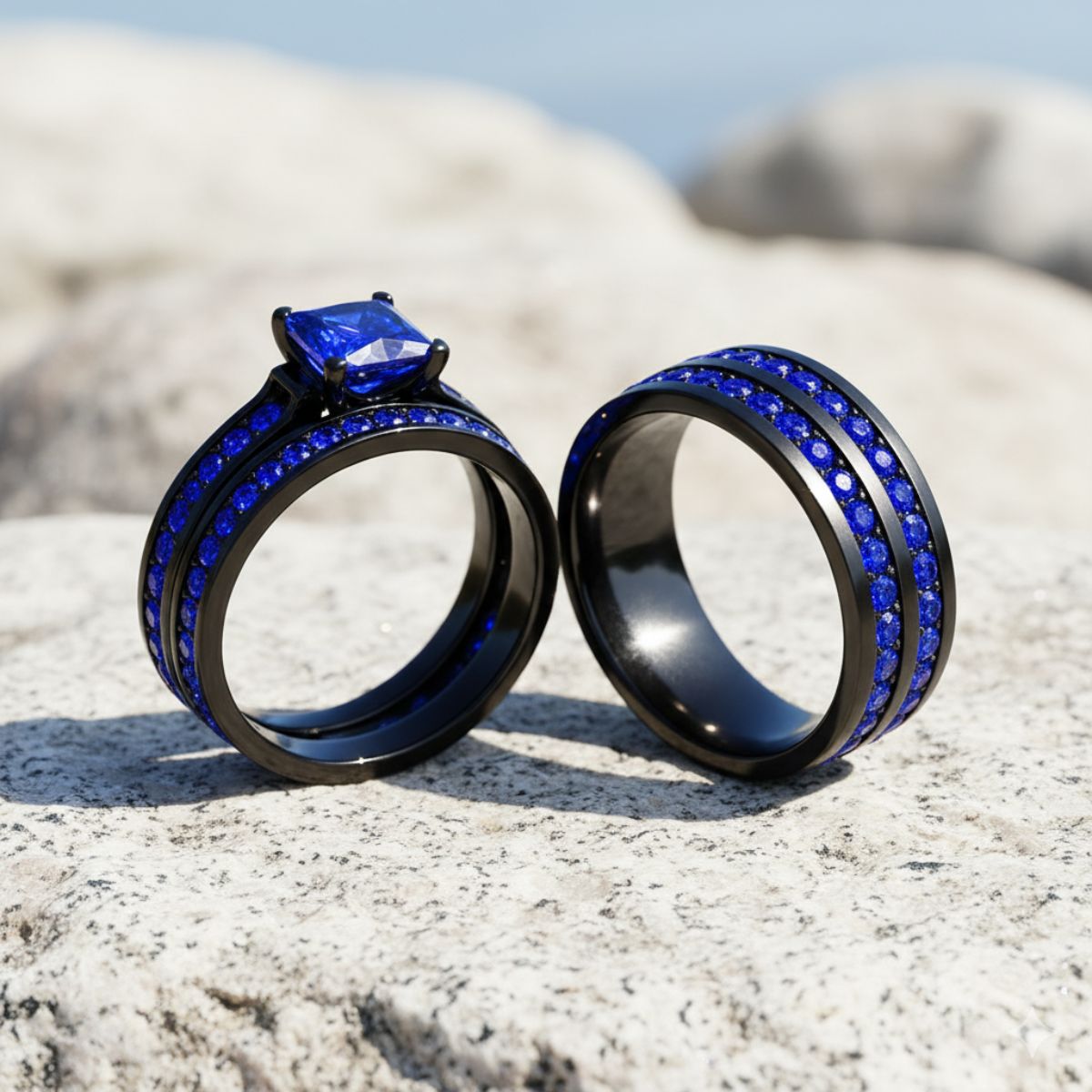 Blue Inspiration Rings