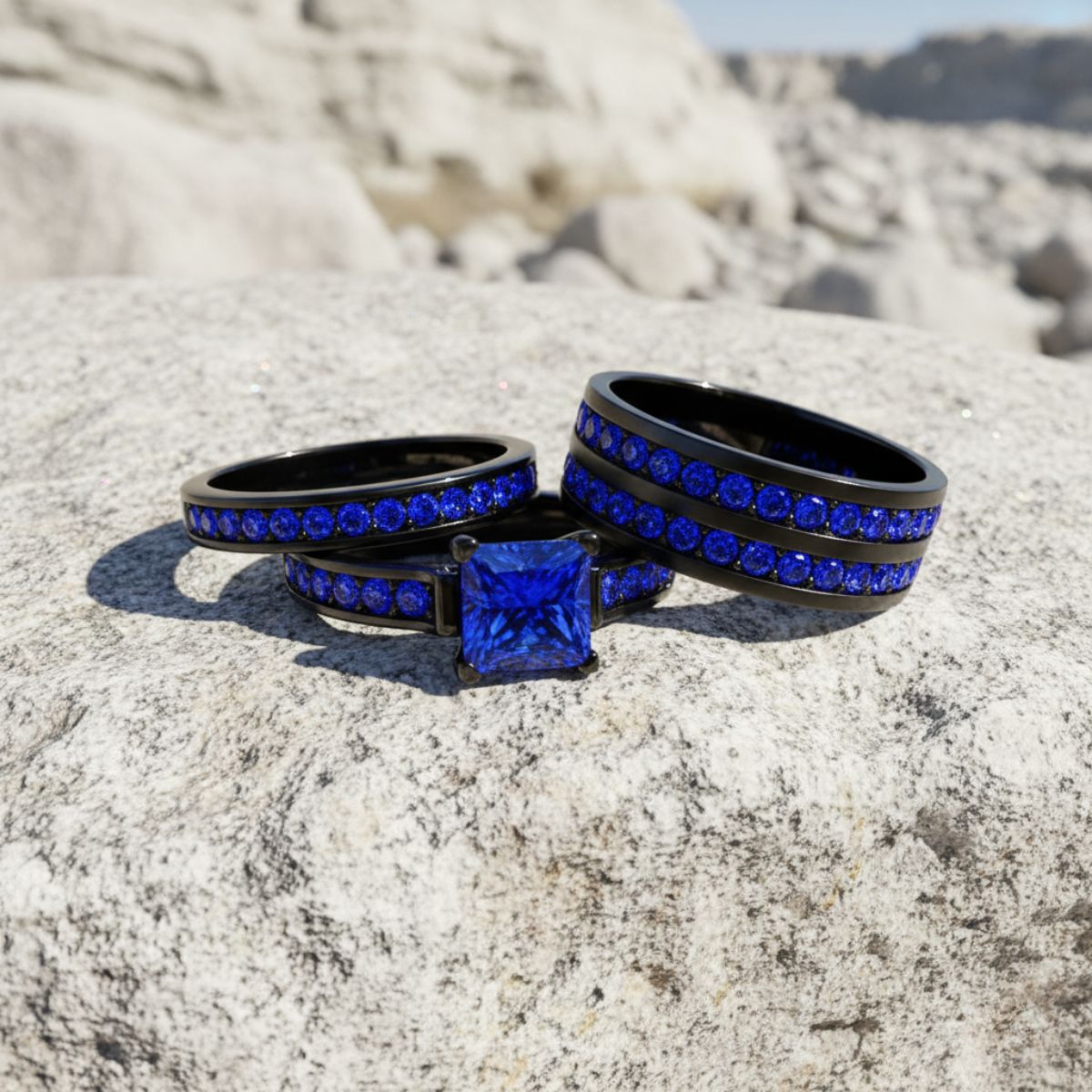 Blue Inspiration Rings