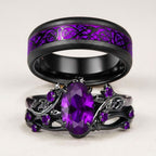 Purple Love Rings