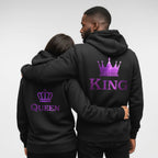 Purple King & Queen Hoodies