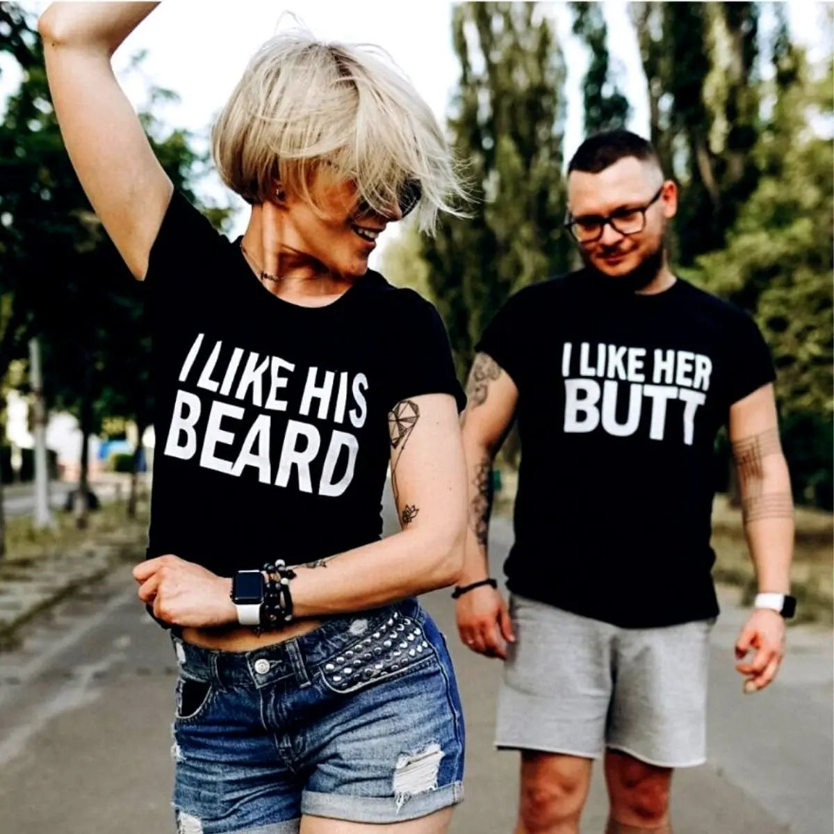 His Beard & Her Butt Shirts