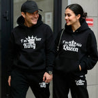 King & Queen Black Tracksuits