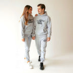 King & Queen Gray Tracksuits