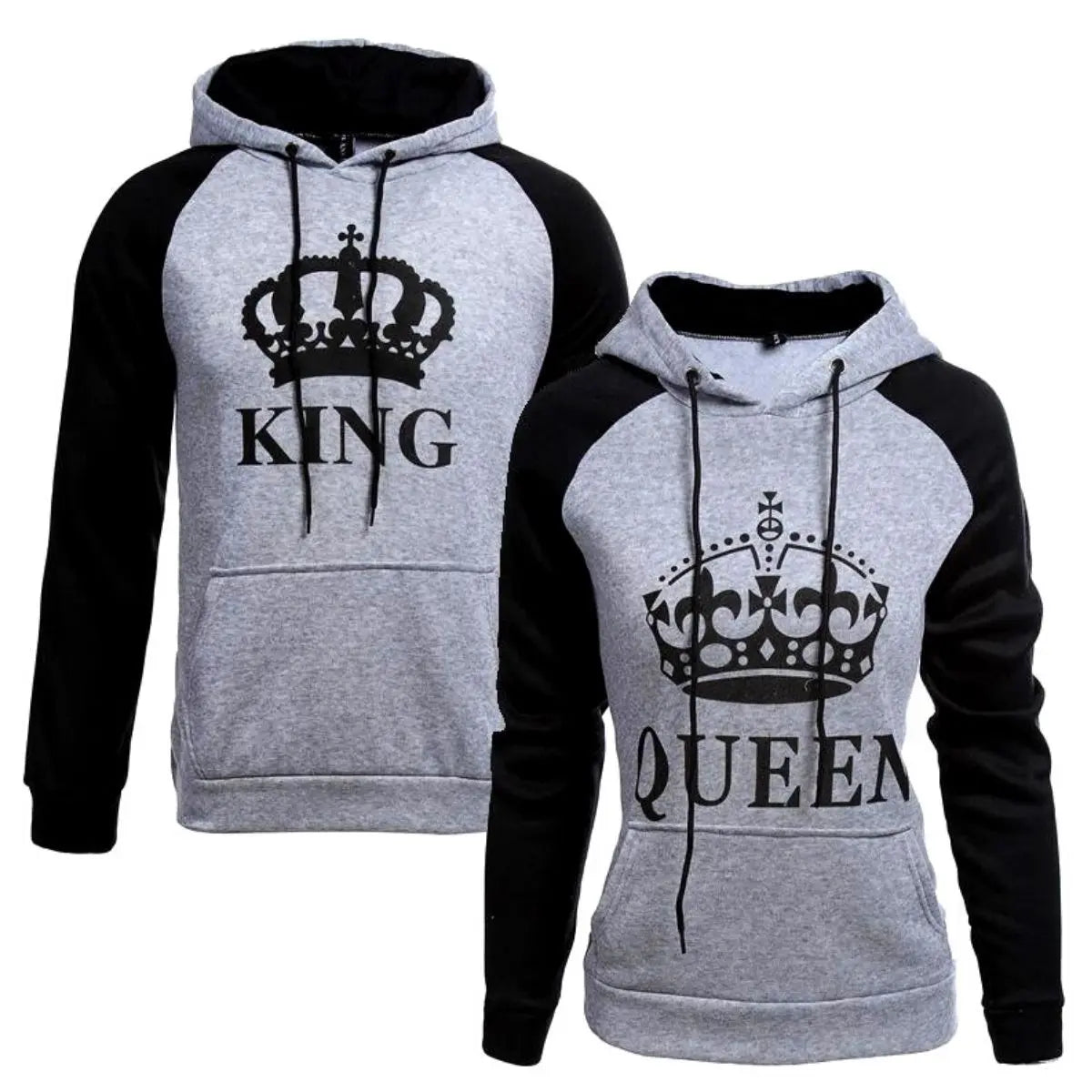 Heather King & Queen Hoodies