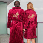Red King & Queen Bathrobes