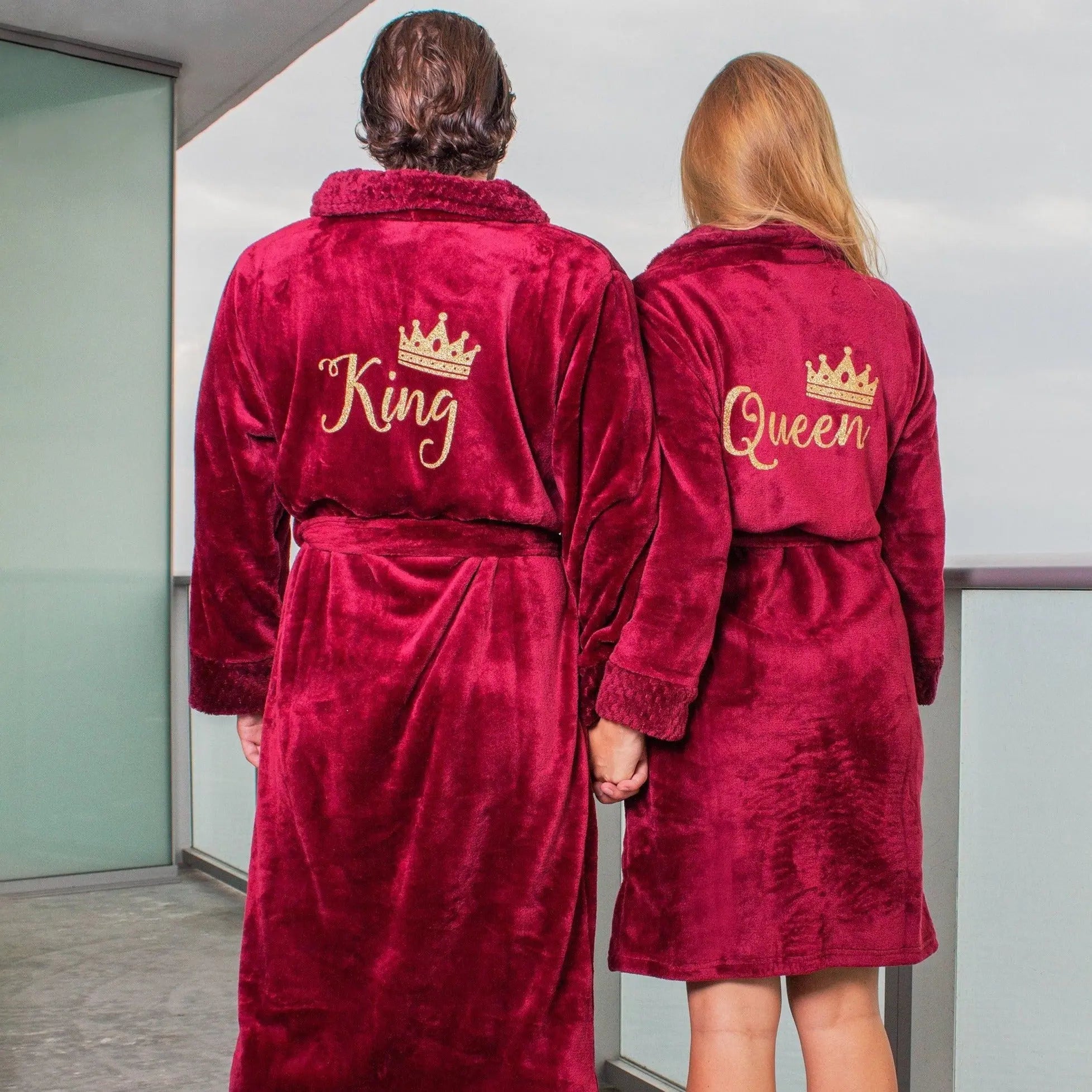 Red King & Queen Bathrobes