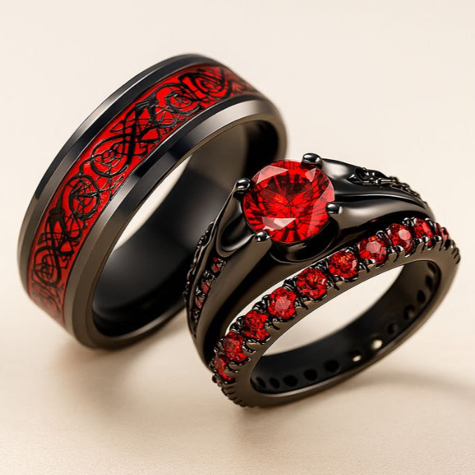 Red Beauty Rings