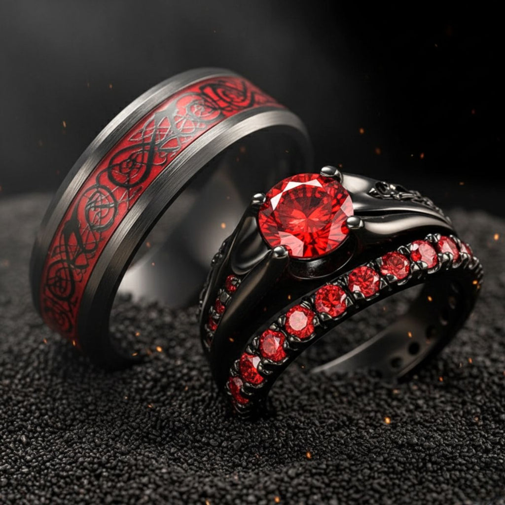 Red Beauty Rings