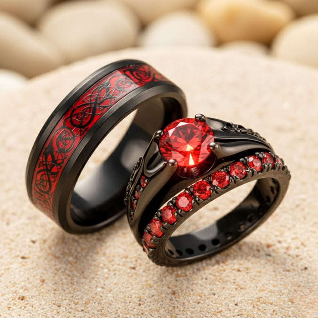 Red Beauty Rings