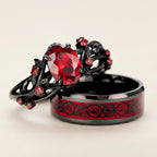 Red Heart Rings