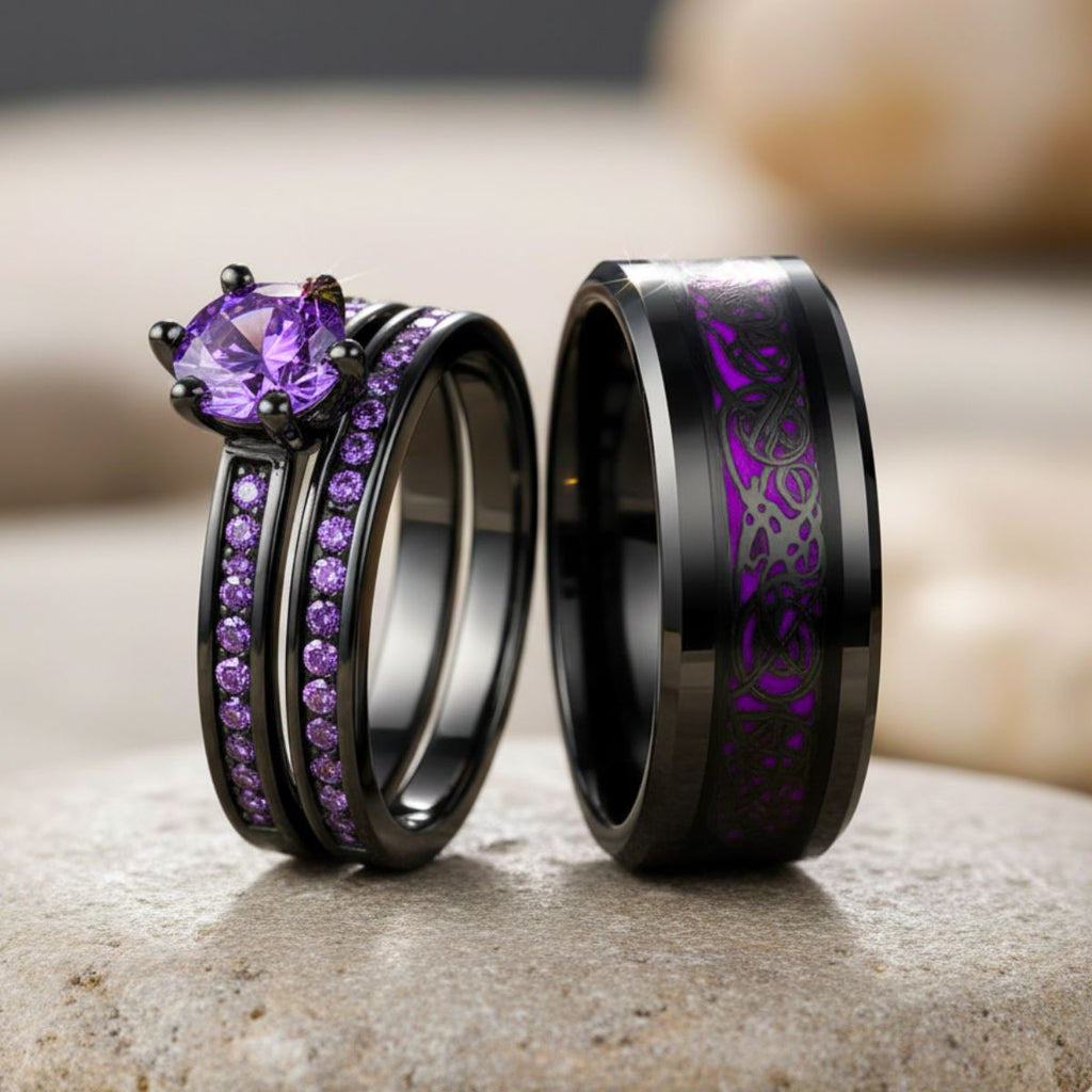 Lilac Blossom Rings