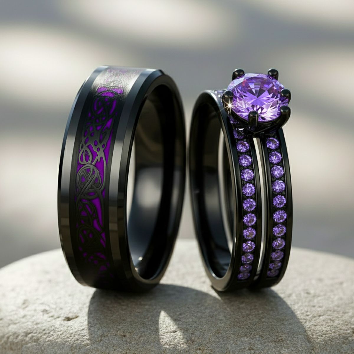 Lilac Blossom Rings